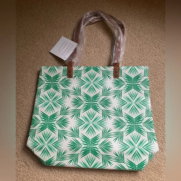 thirty-one Bags Thirtyone Around Town Tote Bag Deco Palm